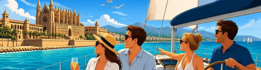 Aventura náutica privada de día completo y con todo incluido en Palma de Mallorca