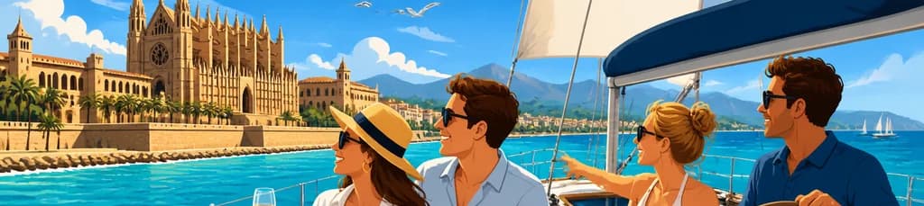 Aventura náutica privada de día completo y con todo incluido en Palma de Mallorca