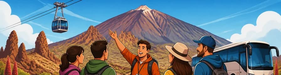 Excursión guiada con transporte al Parque Nacional del Teide