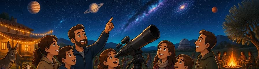 Observación Astronómica Familiar en Finca Astronómica