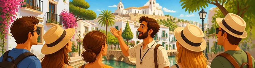Tour privado a pie por Santa Eulalia del Río en Ibiza, con duración de dos horas y media