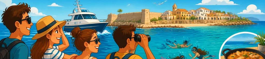 Traslado en barco taxi de Santa Pola a la Isla de Tabarca