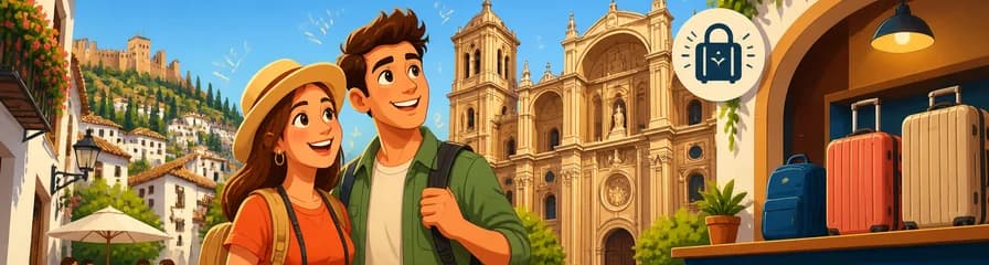Consigna de equipaje cerca de la Catedral de Granada