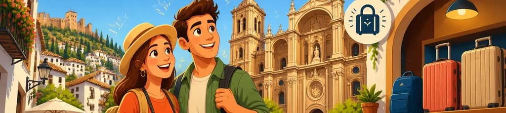 Consigna de equipaje cerca de la Catedral de Granada