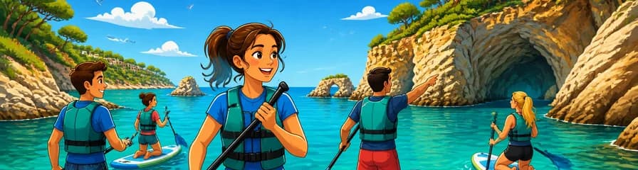 Aventura de Paddle Surf en la Costa Brava: Clase y Excursión