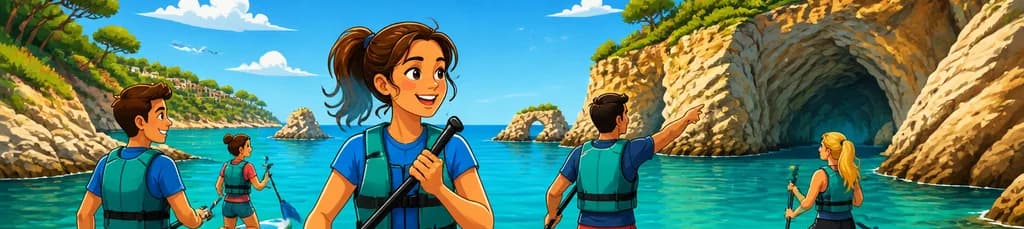 Aventura de Paddle Surf en la Costa Brava: Clase y Excursión