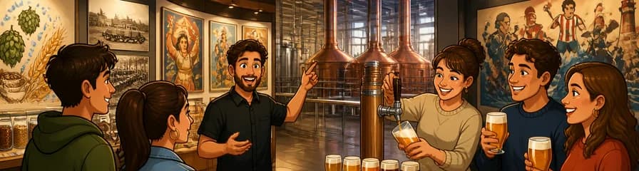 Recorrido Guiado por el Museo Estrella Galicia, Culminando con una Degustación de Cervezas