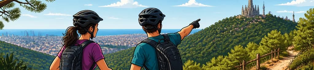 Explora Collserola en una aventura ciclista privada VIP en bicicleta de montaña