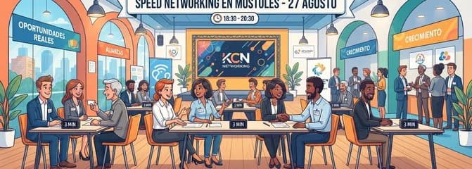 Sesión presencial de Speed Networking en Móstoles - 27 de agosto