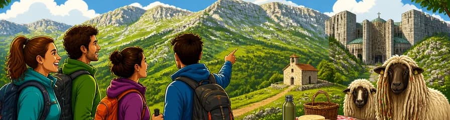 Aventura privada de senderismo en Aizkorri con salida desde San Sebastián