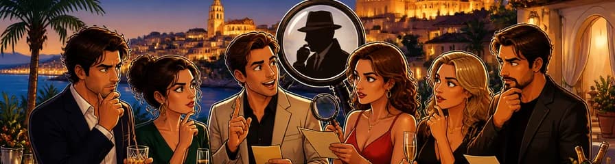Disfruta de una experiencia inmersiva privada de misterio y asesinato en Málaga