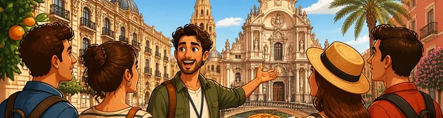 Descubre Murcia: Recorrido privado introductorio de dos horas a pie con un guía local experto