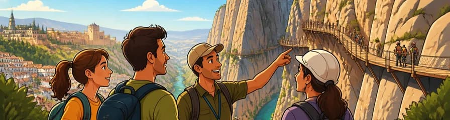 Excursión Guiada al Caminito del Rey con Salida desde Granada y Entradas Aseguradas