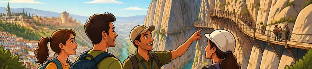 Excursión Guiada al Caminito del Rey con Salida desde Granada y Entradas Aseguradas