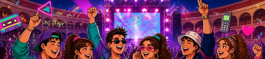 La inolvidable fiesta "Molan los 90" llega a Valladolid