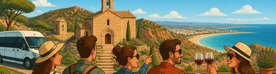 Visita a la Ermita de Montroig con traslado desde el hotel y una copa de vino
