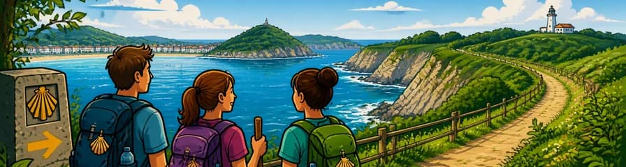 Recorrido por el Camino de Santiago desde San Sebastián