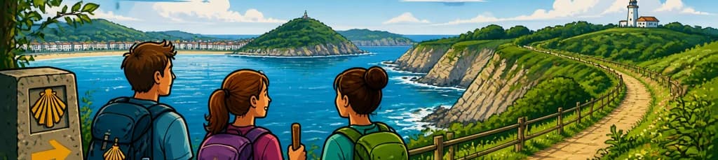 Recorrido por el Camino de Santiago desde San Sebastián