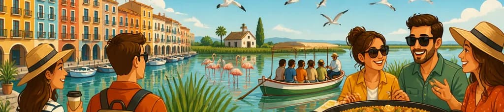 Viaje de un día desde Valencia: Port Saplaya, Parque Natural de la Albufera y degustación de paella