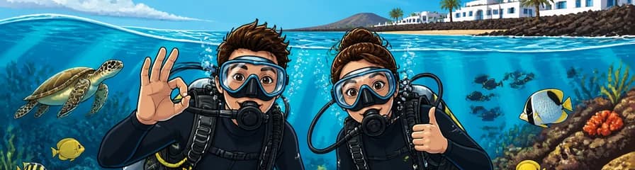 Descubre el Bautismo de Buceo en Costa Teguise, Lanzarote