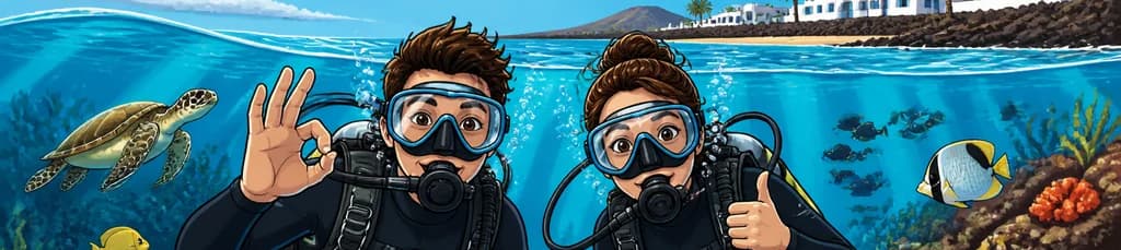 Descubre el Bautismo de Buceo en Costa Teguise, Lanzarote