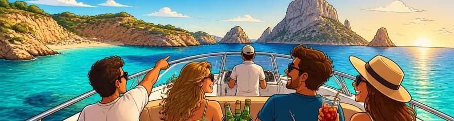 Recorrido privado por las playas de Ibiza, incluyendo Cala Comte y Es Vedra