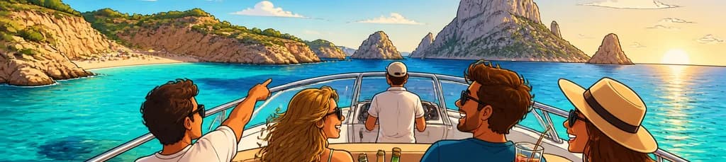 Recorrido privado por las playas de Ibiza, incluyendo Cala Comte y Es Vedra