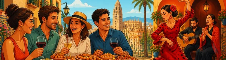 Recorrido cultural y gastronómico privado por Málaga: Degustación de tapas y espectáculo de flamenco