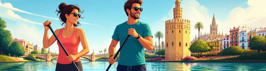 Experimenta Sevilla haciendo Paddle Surf en tabla XXL