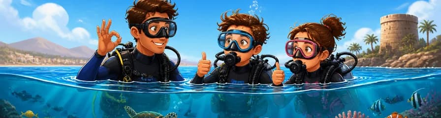 Sumérgete por primera vez: Bautismo de buceo en Caleta de Fuste
