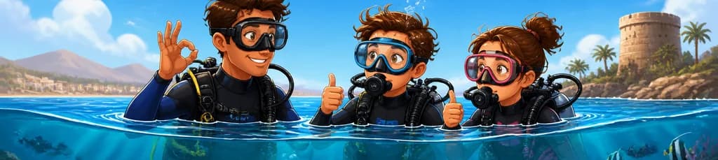 Sumérgete por primera vez: Bautismo de buceo en Caleta de Fuste