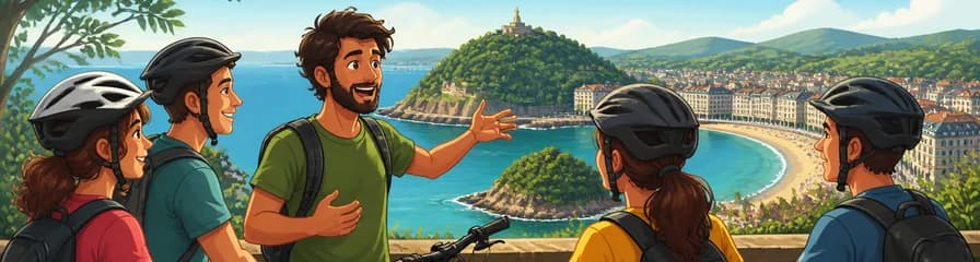 Descubre lo más destacado de San Sebastián pedaleando en bicicleta