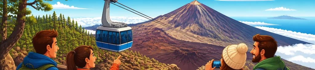 Ascenso en teleférico al Monte Teide: Una aventura inolvidable en Tenerife