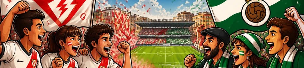 Encuentro liguero entre Rayo Vallecano y Racing Santander