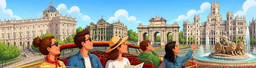 Recorrido panorámico diurno en autobús turístico por Madrid