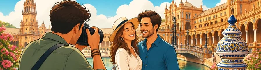 Sesión fotográfica privada en los lugares más emblemáticos de Sevilla