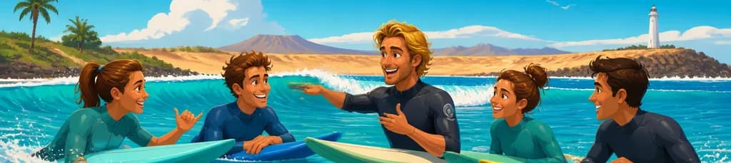 Aventura de Surf en Corralejo, Fuerteventura