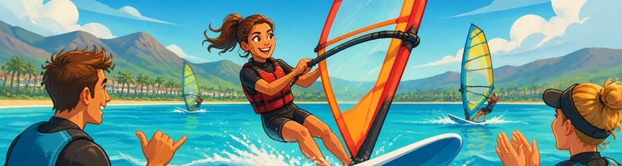 Curso de Windsurf en la Bahía de Alcudia