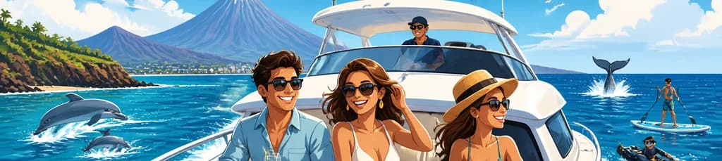 Exclusivo alquiler privado de lanchas motoras de lujo en Tenerife: opciones de 2, 3 y 4 horas