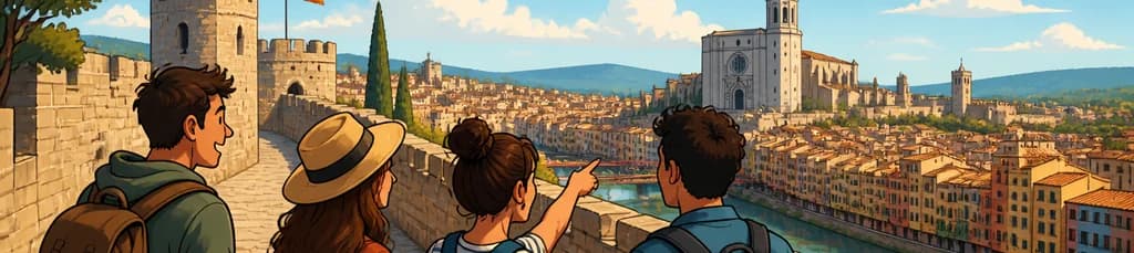 Explora los secretos y las murallas históricas de Girona