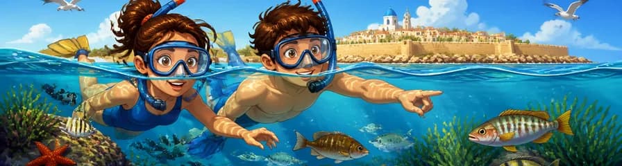 Aventura de snorkel en las aguas de la Isla de Tabarca