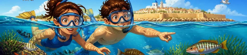 Aventura de snorkel en las aguas de la Isla de Tabarca