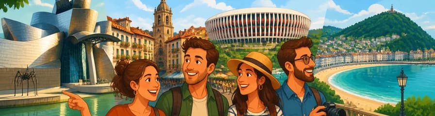 Tour privado por Bilbao y San Sebastián con recogida desde la ciudad de Bilbao