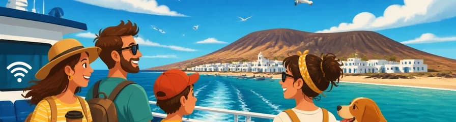 Viaje de ida y vuelta en ferry a La Graciosa desde Lanzarote al mejor precio