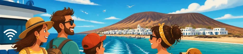 Viaje de ida y vuelta en ferry a La Graciosa desde Lanzarote al mejor precio