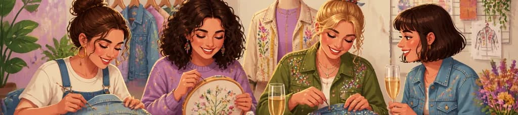 Taller de Bordado y Beadwork para el Rediseño Personalizado de Prendas
