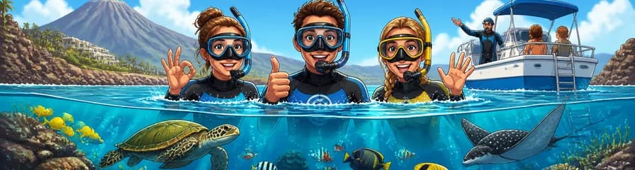 Snorkel guiado en Tenerife: Descubre la vida marina del Atlántico
