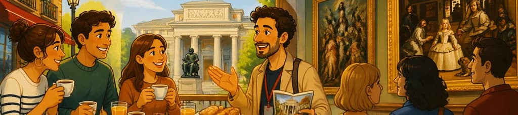Desayuno tradicional español y tour guiado por el Museo del Prado en Madrid