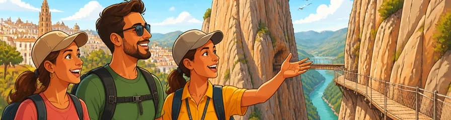 Descubre el Caminito del Rey partiendo desde Sevilla con traslado semiprivado