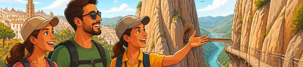 Descubre el Caminito del Rey partiendo desde Sevilla con traslado semiprivado